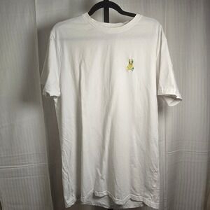Psycho‎ Bunny T-Shirt Men's XL/8 White 100% Pima cotton colorful bunny logo NYC